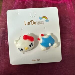 Lin'Do Fashion Jewelry Hello Kitty Earrings